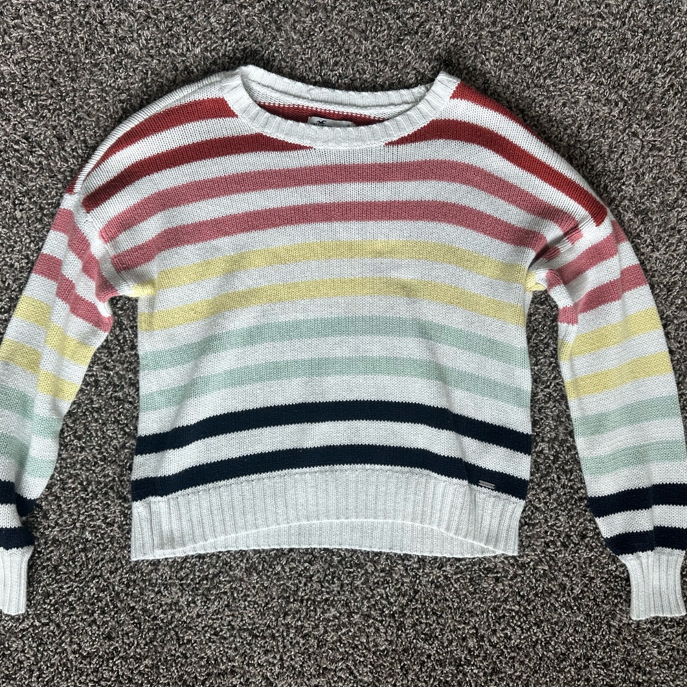 Hollister Pastel Striped Sweater